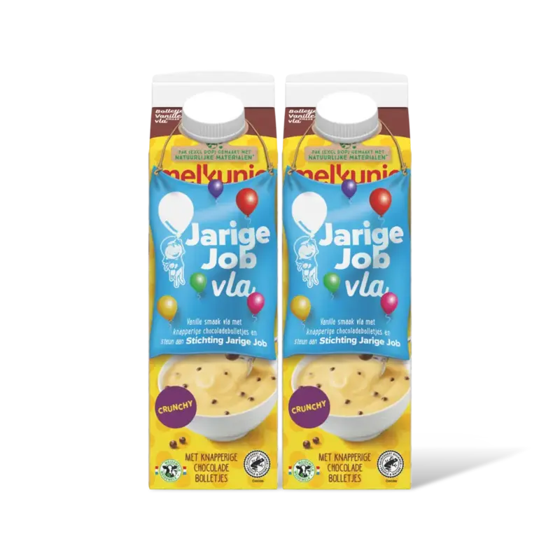 Bolletjesvla met vanillesmaak 2-pack
