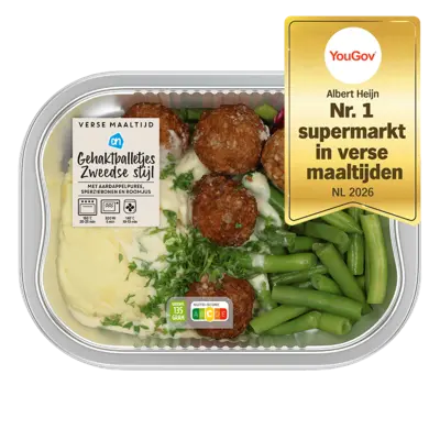 pdp-image-AH Verse maaltijd Zweedse gehaktballetjes