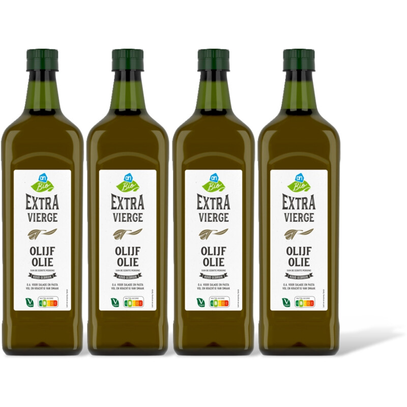 AH Biologisch Olijfolie extra vierge 4-pack