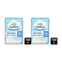 Arla Apetina white cheese 40% less fat 2-pack
