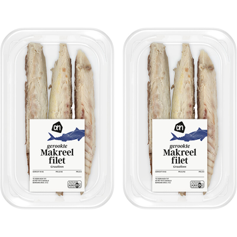 Een afbeelding van AH Gerookte makreelfilet graatloos 2-pack