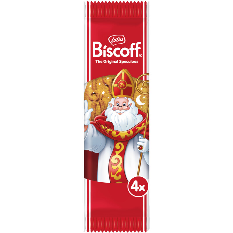 Een afbeelding van Lotus Biscoff Speculoos klaasmannen klein bel