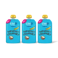 Ella's kitchen Bananen + kokos 4m+ bio 3-pack