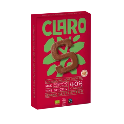 pdp-image-Claro Sintletter melk sintkruiden 40% cacao