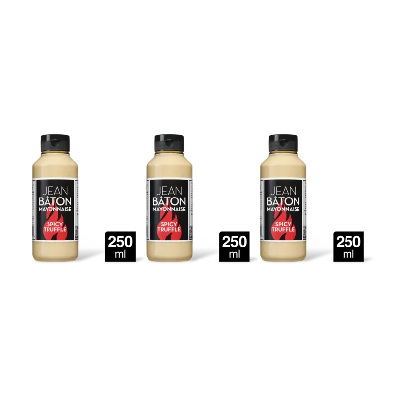 Jean Bâton Mayonnaise spicy truffle 3-pack