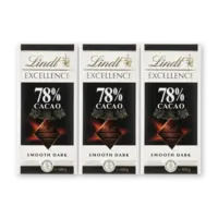 Lindt Excellence 78% pure chocolade 3-pack
