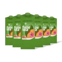 Fuze Tea Black Ice Tea Peach Hibiscus 6-pack