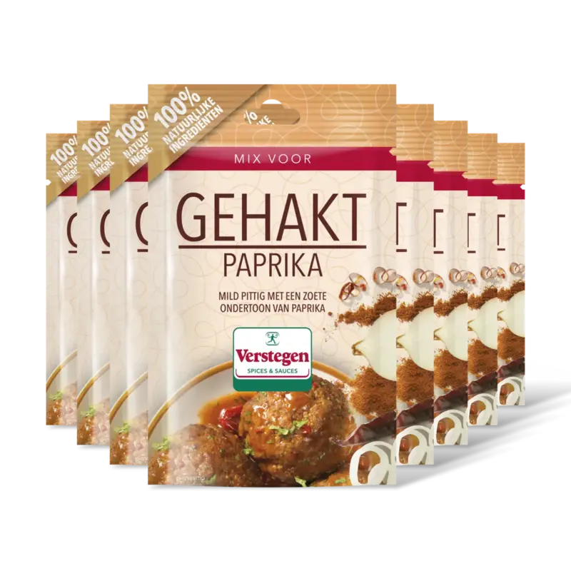 Kruidenmix gehakt met paprika 8-pack