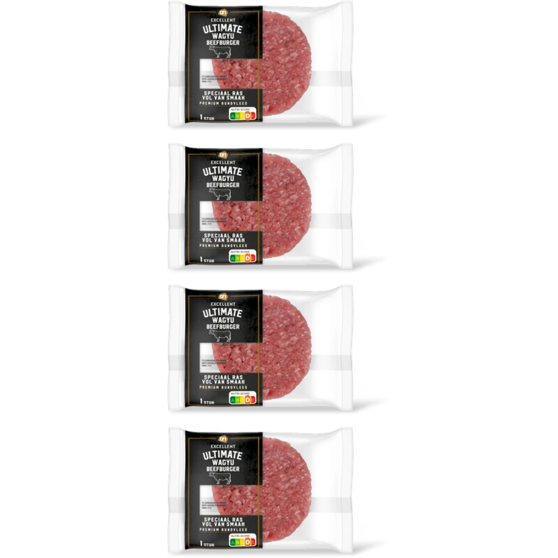 AH Excellent Ultimate wagyu beefburger 4-pack