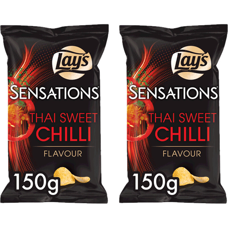 Een afbeelding van Lay's Sensations Thai Sweet Chili 2-pack