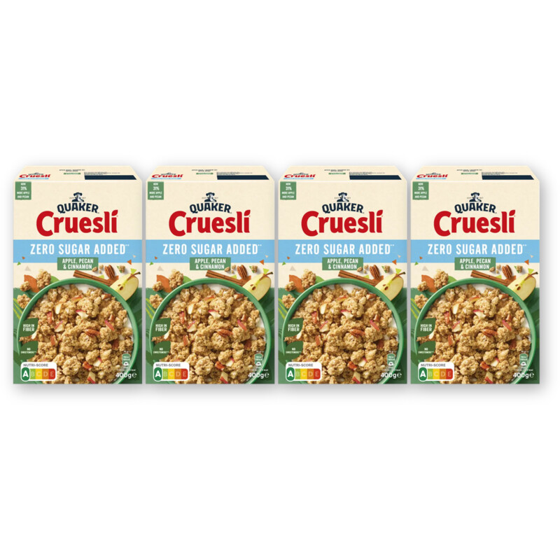 Quaker zsa apple, pecan & cinnamon 4-pack