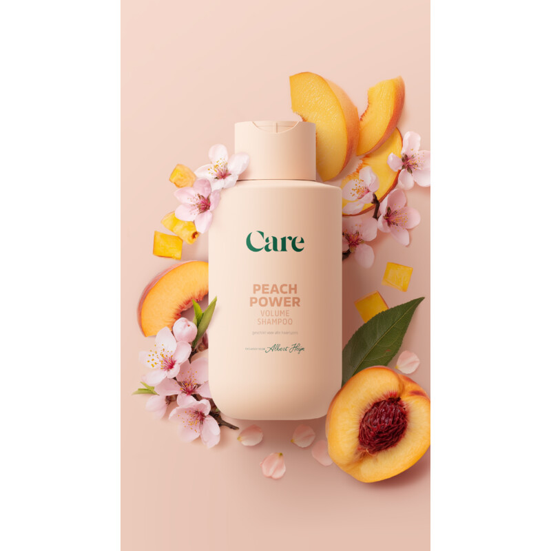 Een afbeelding van Care peach volume shampoo