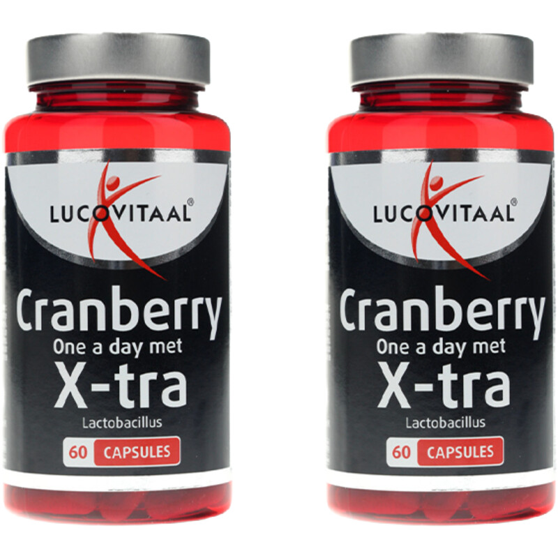 Een afbeelding van Lucovitaal Cranberry met x-tra lactobacillus 2-pack