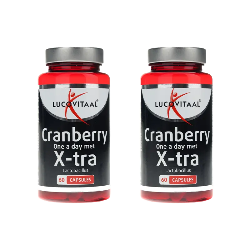 Cranberry met x-tra lactobacillus 2-pack