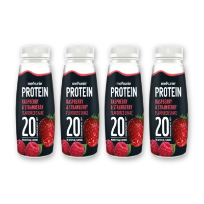 pdp-image-Melkunie Protein aardbei & framboos shake 4-pack