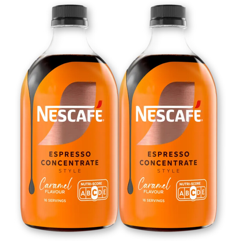 Nescafé Espresso concentrate caramel 2-pack