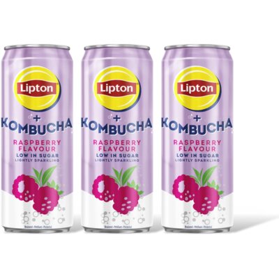 pdp-image-Lipton Ice tea kombucha raspberry 3-pack