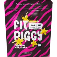 Een afbeelding van Fit Piggy Proteïne milkshake vanille smaak