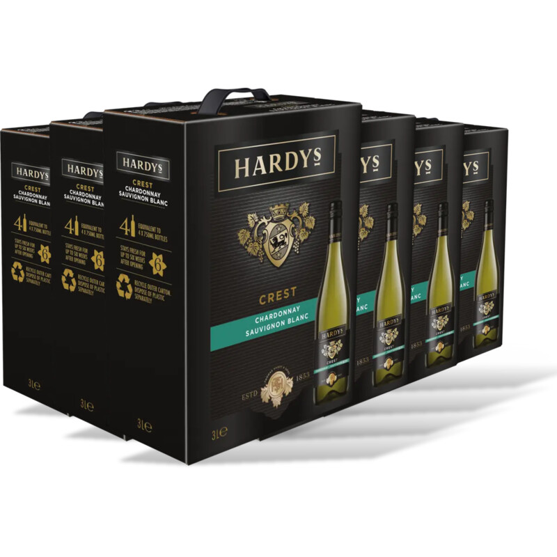 Hardys Hardys Wit Tap 6 flessen