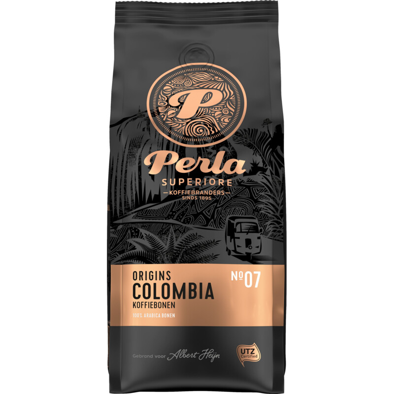 Een afbeelding van Perla Superiore Origins Colombia koffiebonen
