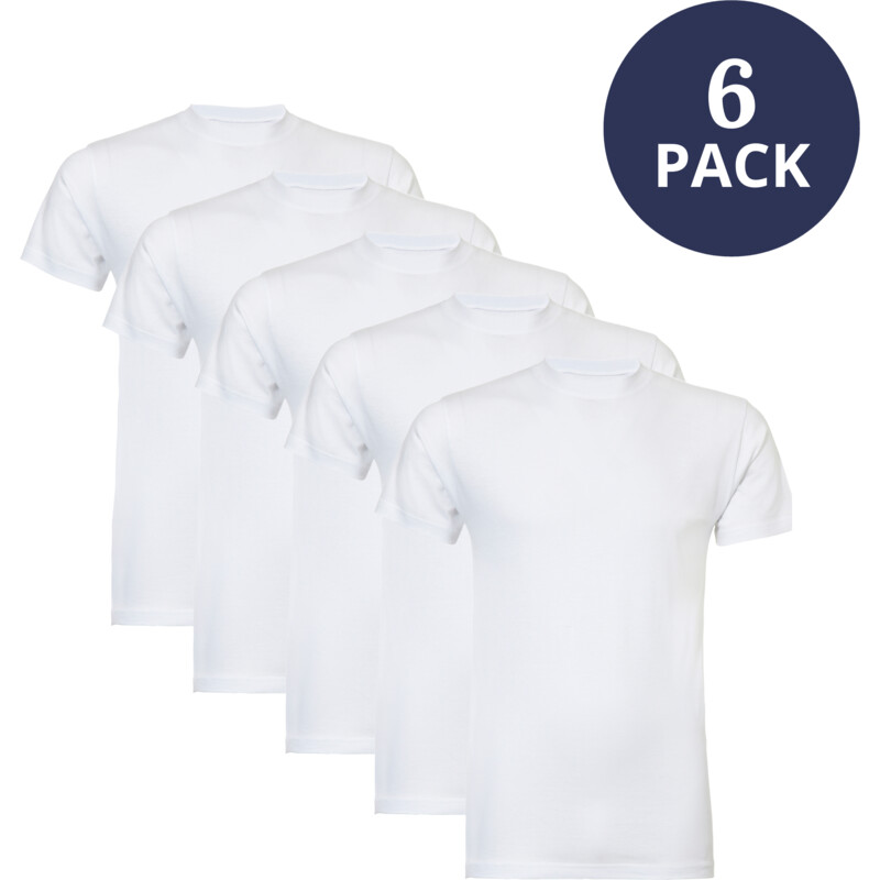 Een afbeelding van Ten Cate 3x 2-pack t-shirt wit M