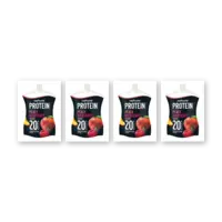Melkunie Protein peach raspberry yoghurt 4-pack