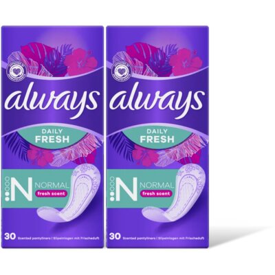 pdp-image-Always Dailies norml fresh scent inlegkruis 2pk