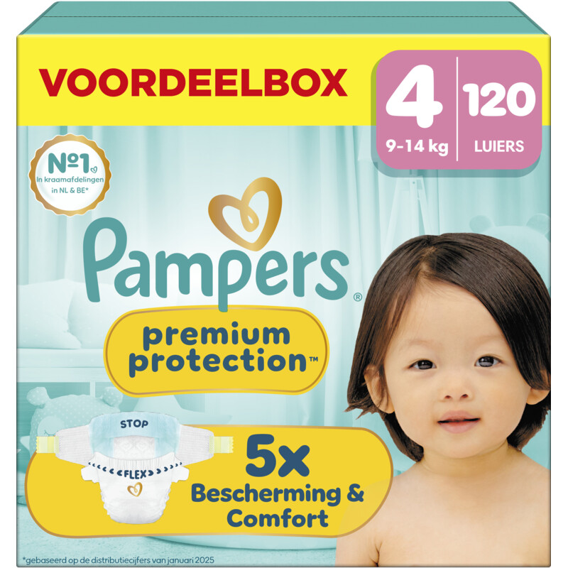 Pampers Premium protection luiers maat 4