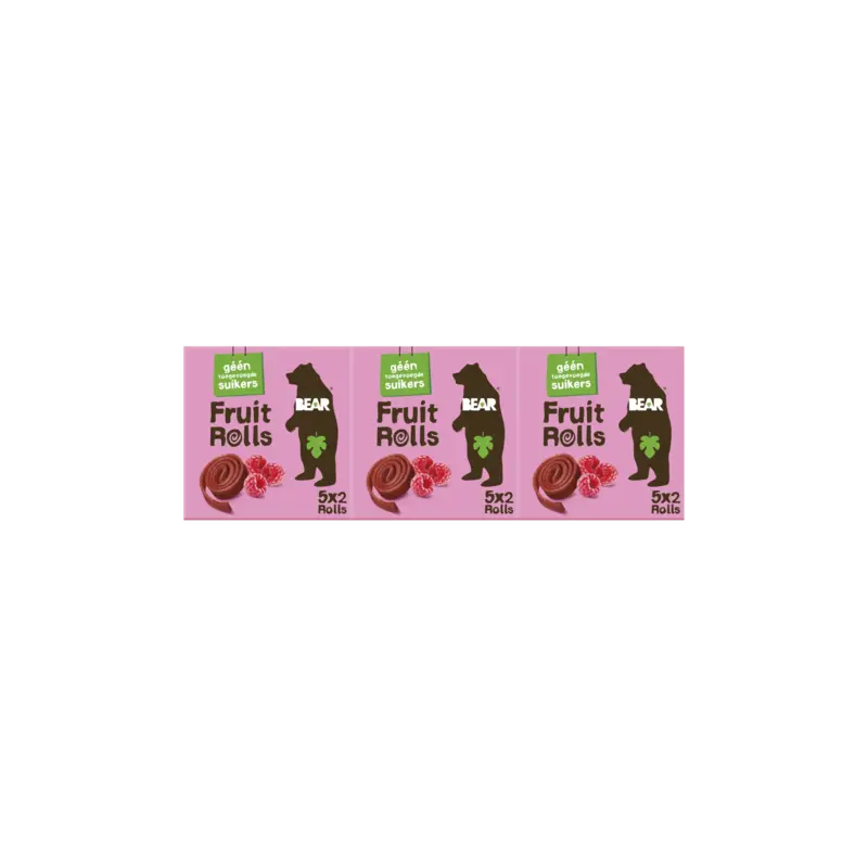 Fruit rolls framboos 3-pack