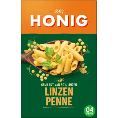 pdp-image-Honig Peulvruchten pasta penne linzen