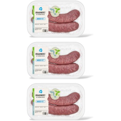 pdp-image-AH Braadworst minder vet 2 stuks 3-pack