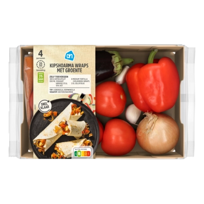 pdp-image-AH Kip-shoarma wraps met groente verspakket
