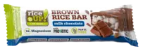RiceUp Brown rice bar milk chocolate bel