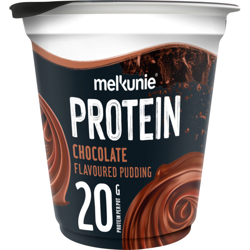 Een afbeelding van Melkunie Protein chocolade pudding