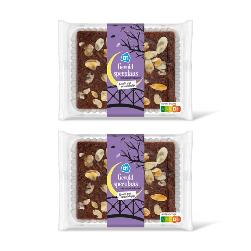 AH Gevuld speculaas met amandelspijs 2-pack