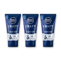 NIVEA Men craft stylers fix styling gel 3-pack