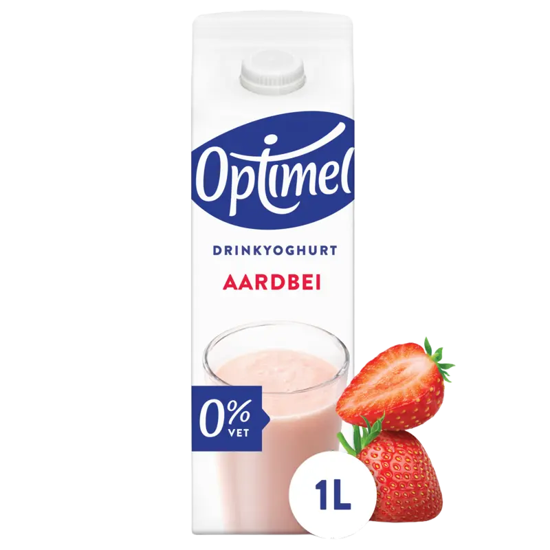 Optimel Drinkyoghurt aardbei