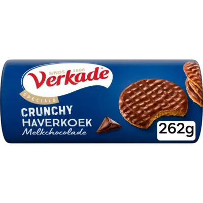 pdp-image-Verkade Crunchy haverkoek melkchocolade