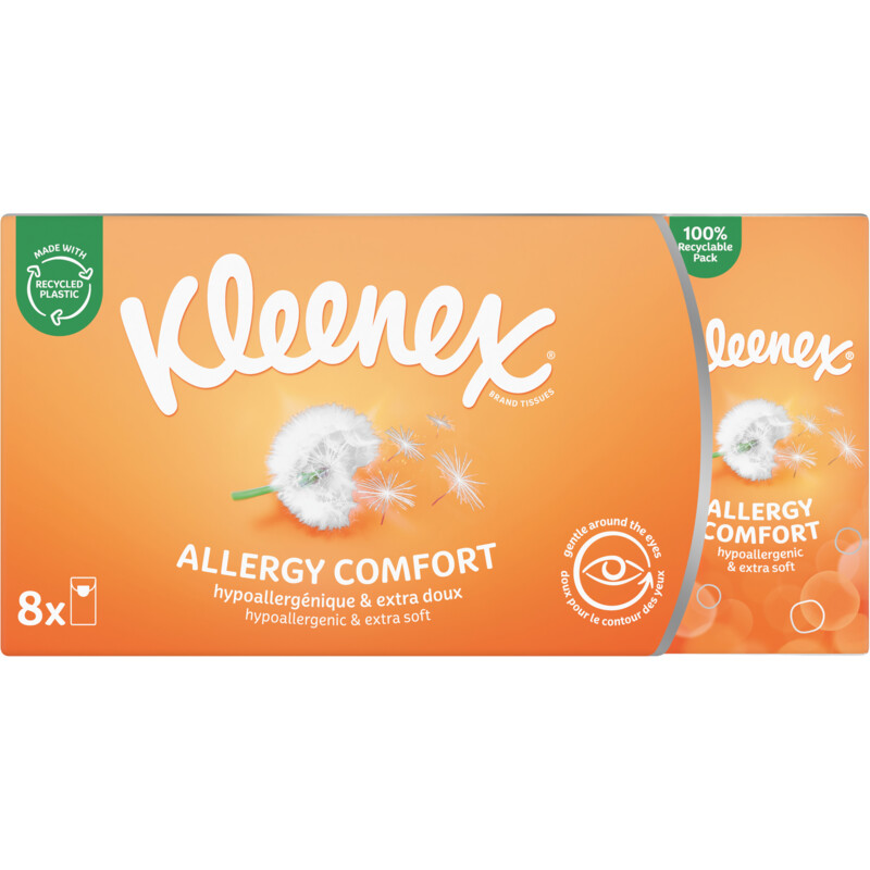 Een afbeelding van Kleenex Allergy comfort zakdoekjes
