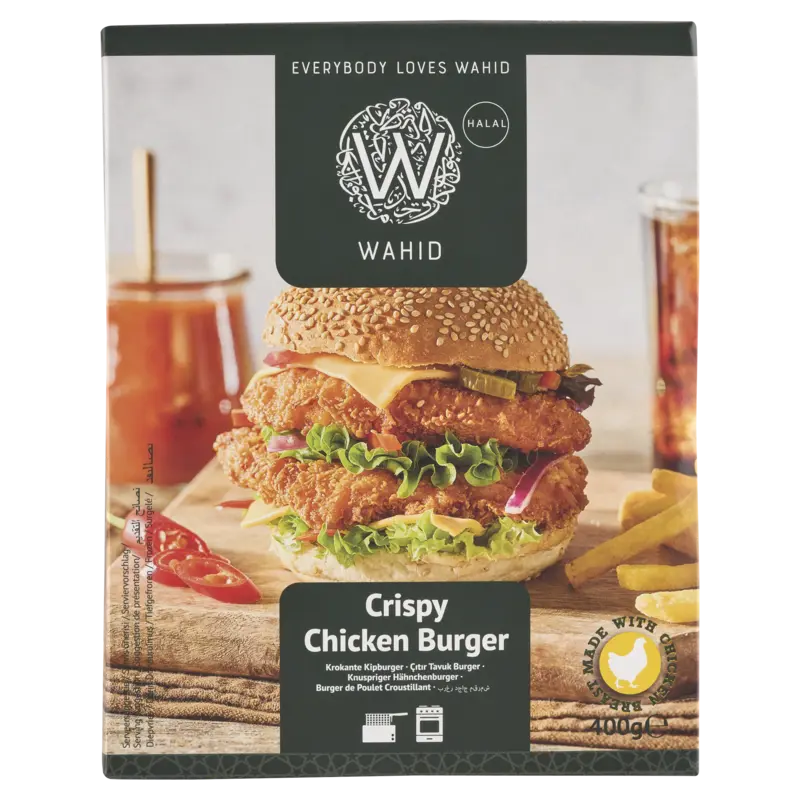 Wahid 4 crispy chicken burger