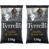 Tyrrells Chips truffle & sea salt 2-pack