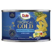 Dole Tropical gold ananas kleine stukjes sap