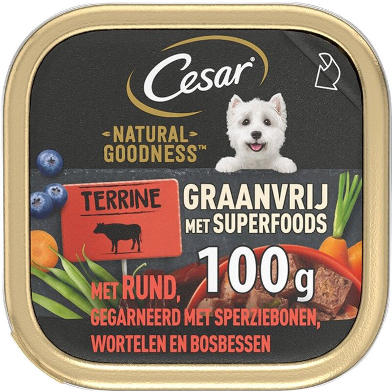 Een afbeelding van Cesar Natural goodness rund,sperzie,wortel