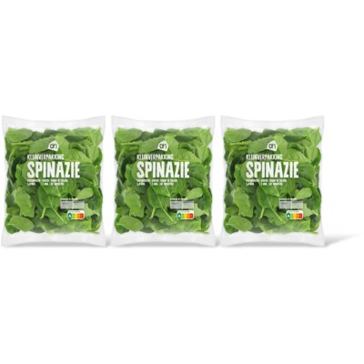 AH Spinazie kleinverpakking 3-pack
