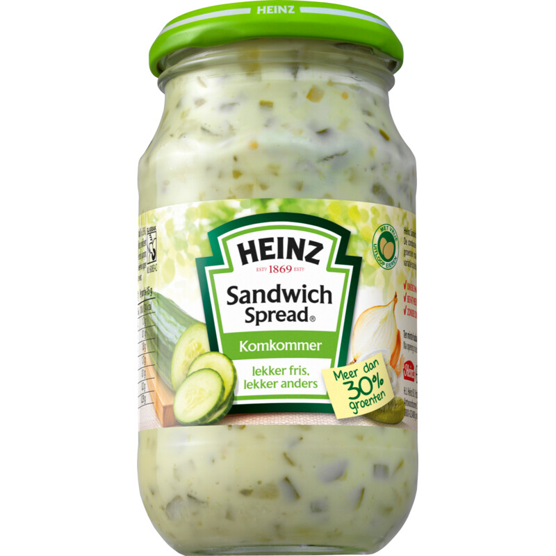 Een afbeelding van Heinz Sandwich spread komkommer
