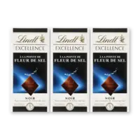 Lindt Excellence zeezout pure chocolade 3-pack