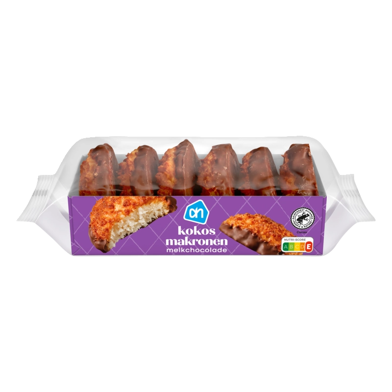 Kokos makronen melkchocolade