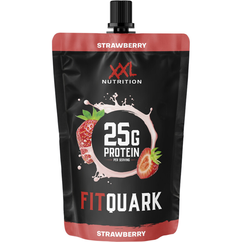 Een afbeelding van XXL Nutrition Fitquark strawberry