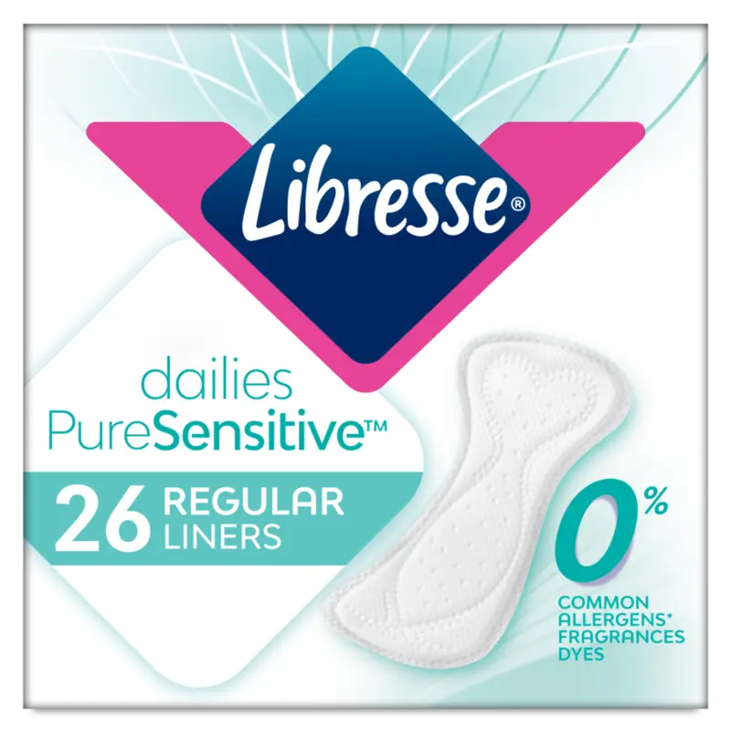 Libresse Pure sensitive regular inlegkruisjes
