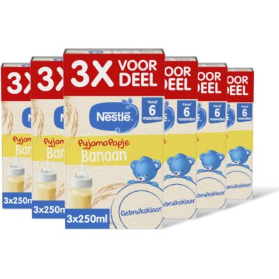 pdp-image-Nestlé Pyjamapapje banaan 6m+ 3x voordeel 6pack